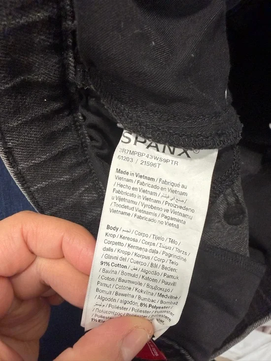 Spanx High-Rise Sculpting jeans in vintage Black sz MT #FF - Picture 5 of 5